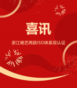 喜讯 | 浙江尊龙凯时人生就是搏再获ISO体系双认证