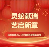 灵蛇献瑞 艺启新章 | 尊龙凯时人生就是搏集团2025年度盛典暨表彰大会